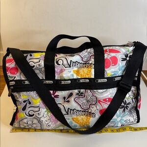 LeSportSac Large Weekender travel Bag floral print